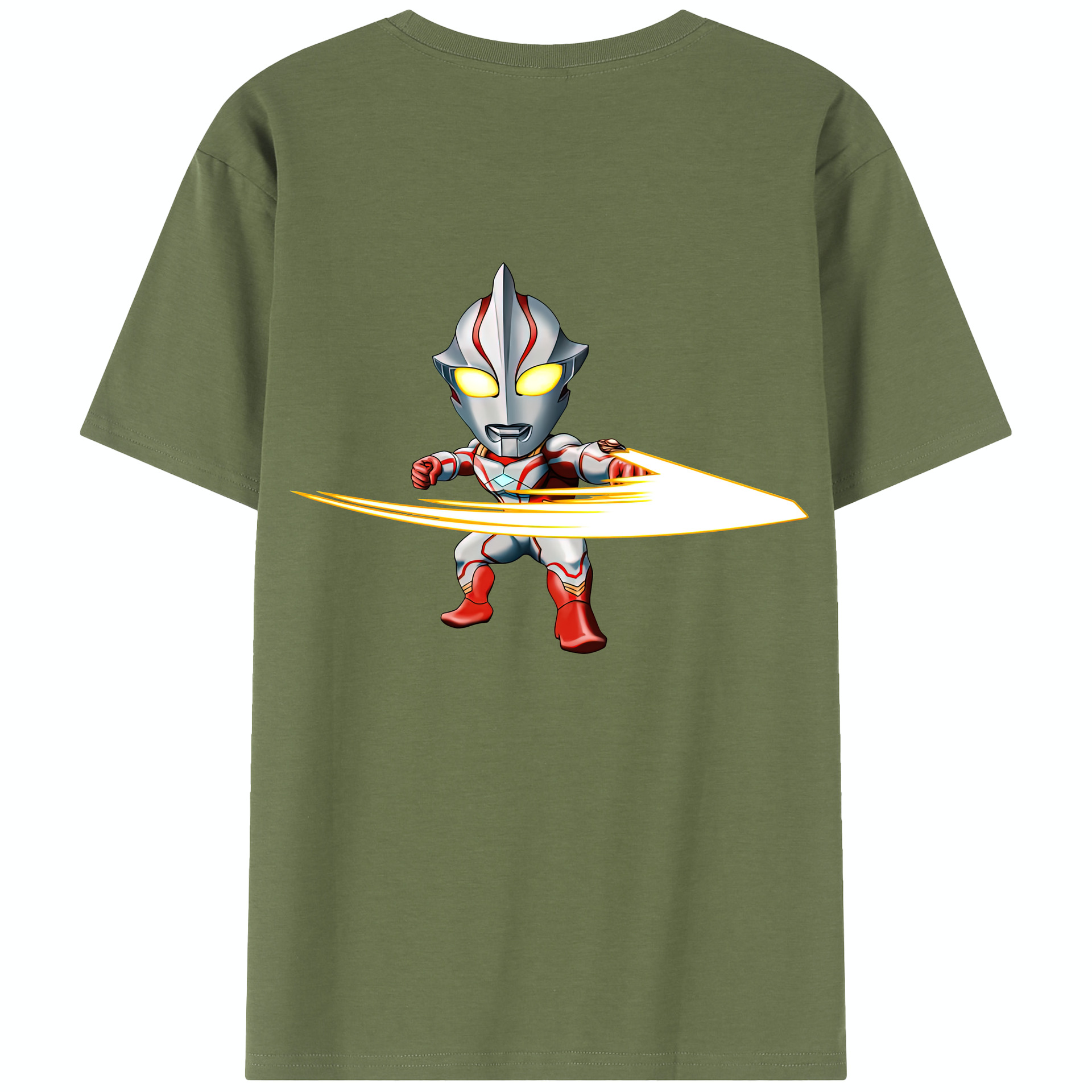 （画像用） ウルトラマン Ultraman 綿100％半袖Tシャツ（背面プリント）